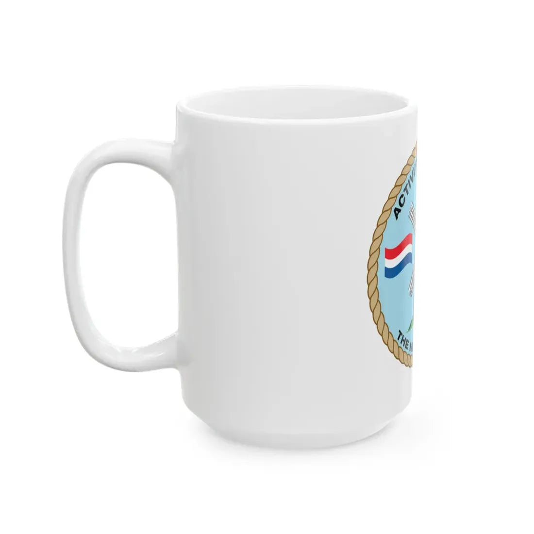 USCG Activities Europe the Netherlands (U.S. Coast Guard) White Coffee Mug - Go Mug Yourself