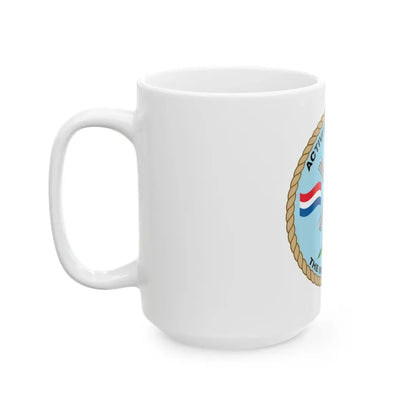 USCG Activities Europe the Netherlands (U.S. Coast Guard) White Coffee Mug - Go Mug Yourself