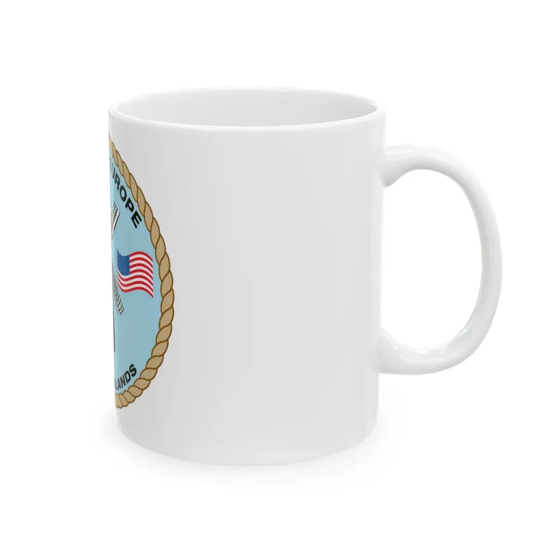 USCG Activities Europe the Netherlands (U.S. Coast Guard) White Coffee Mug - Go Mug Yourself