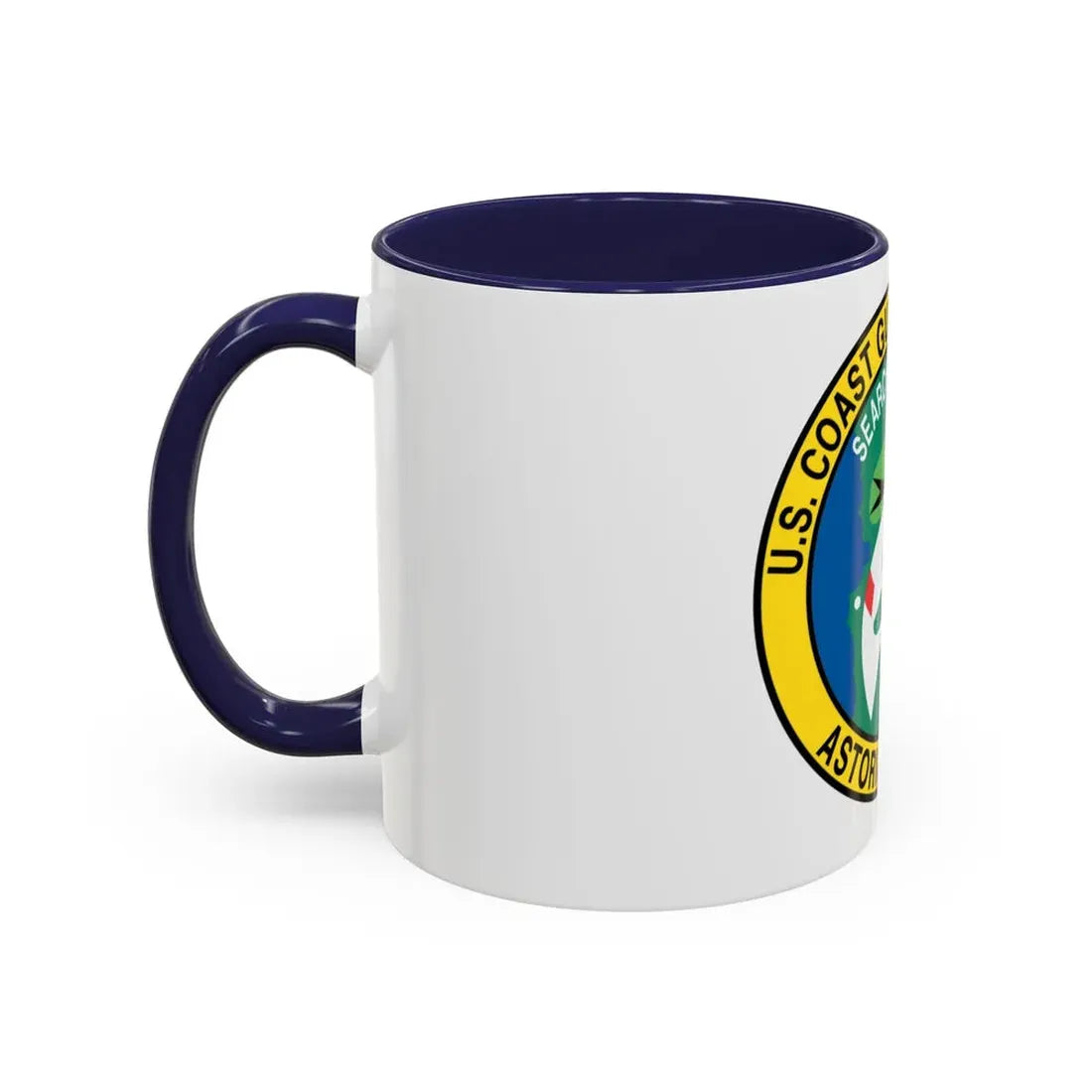 USCG Air Station Astoria (U.S. Coast Guard) Accent Coffee Mug - Go Mug Yourself