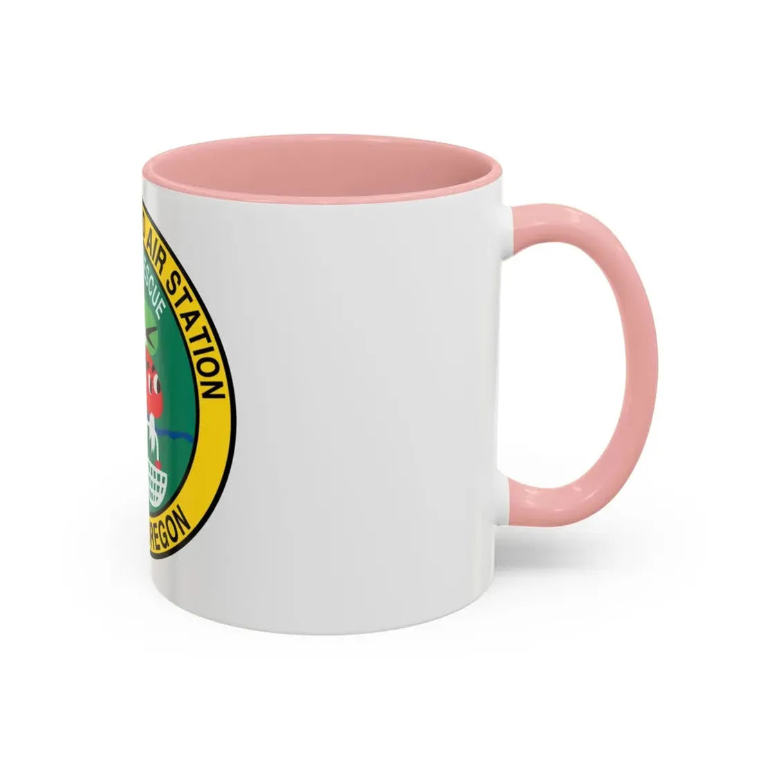 USCG Air Station Astoria (U.S. Coast Guard) Accent Coffee Mug - Go Mug Yourself