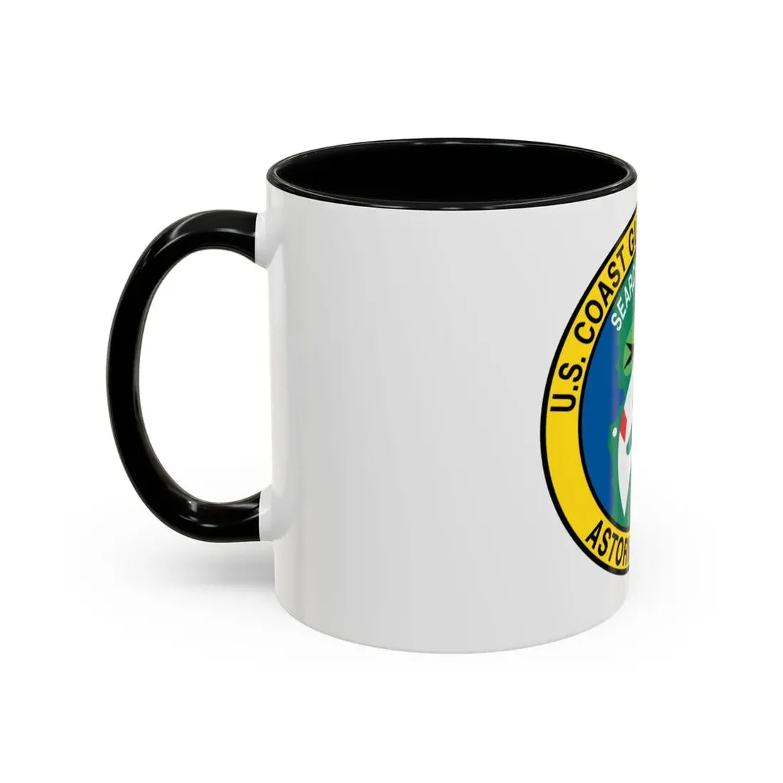 USCG Air Station Astoria (U.S. Coast Guard) Accent Coffee Mug - Go Mug Yourself