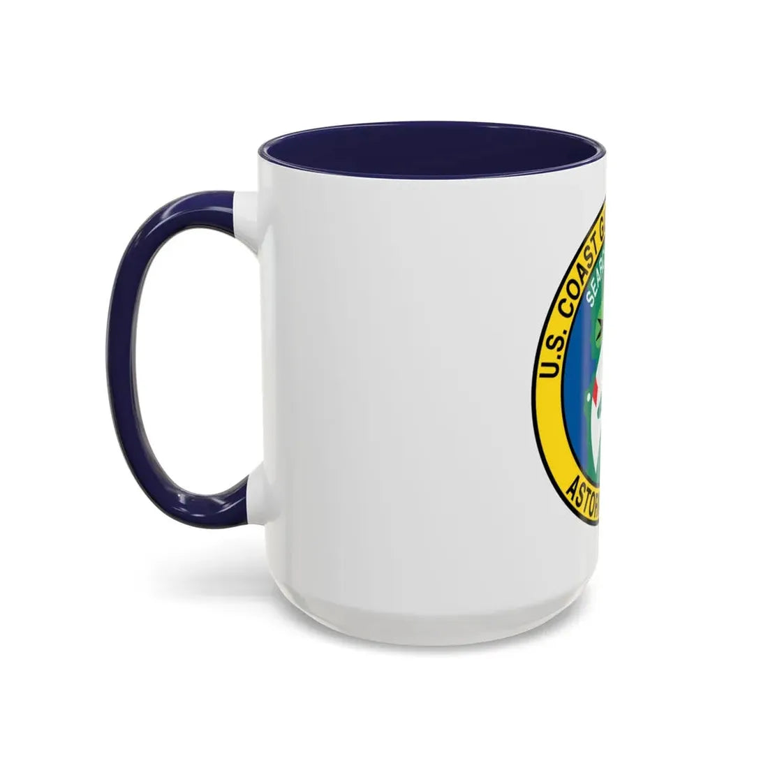 USCG Air Station Astoria (U.S. Coast Guard) Accent Coffee Mug - Go Mug Yourself