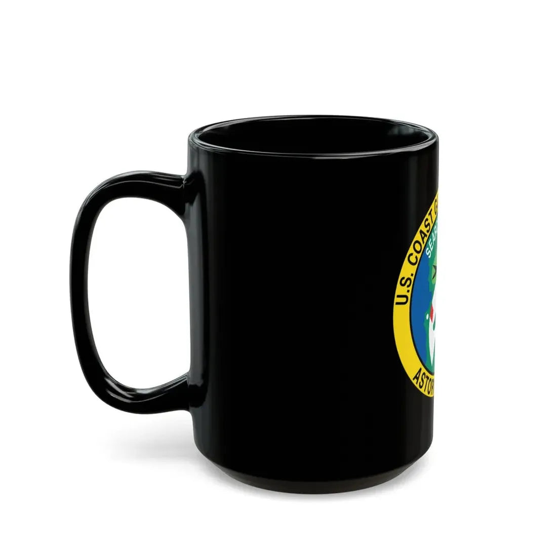 USCG Air Station Astoria (U.S. Coast Guard) Black Coffee Mug - Go Mug Yourself