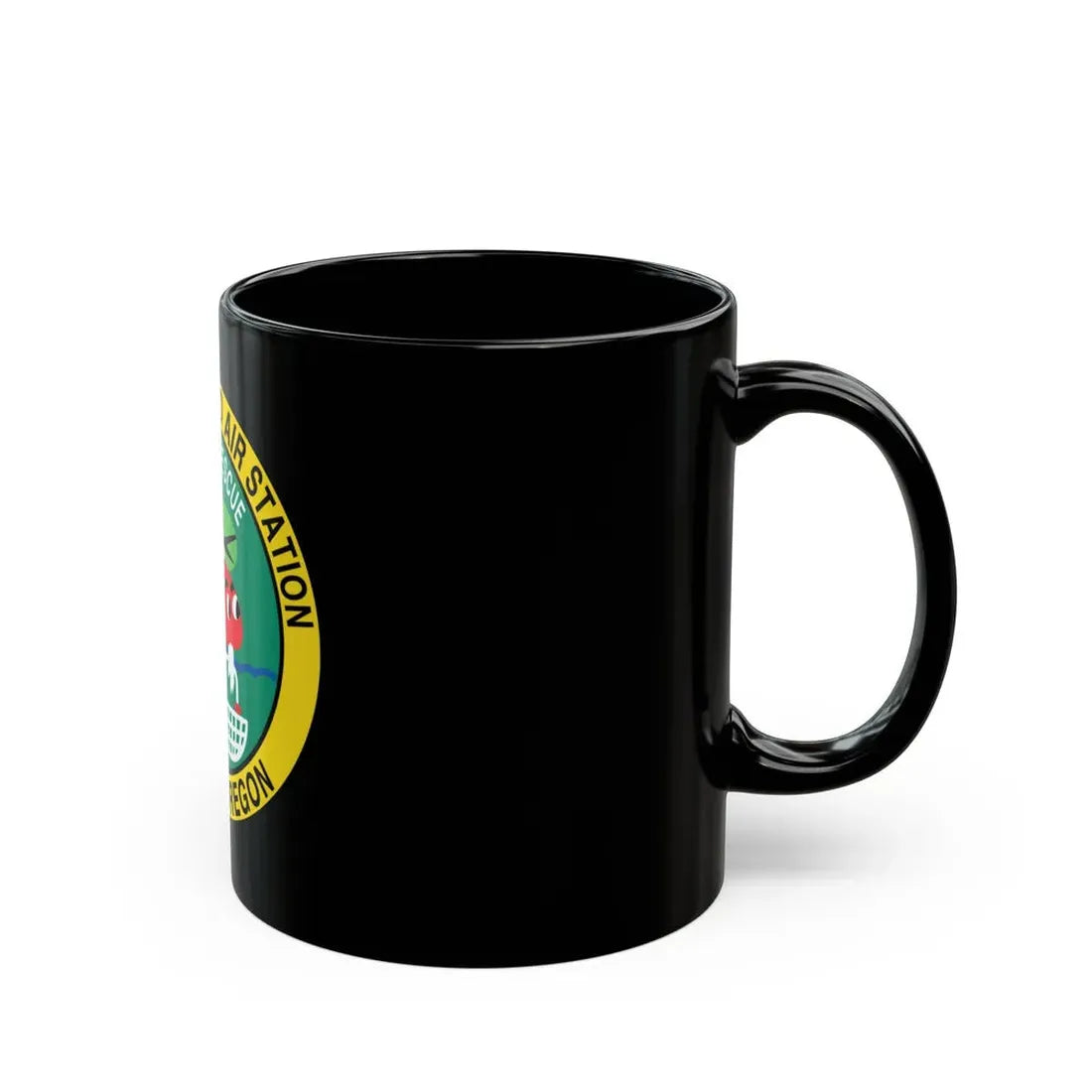USCG Air Station Astoria (U.S. Coast Guard) Black Coffee Mug - Go Mug Yourself