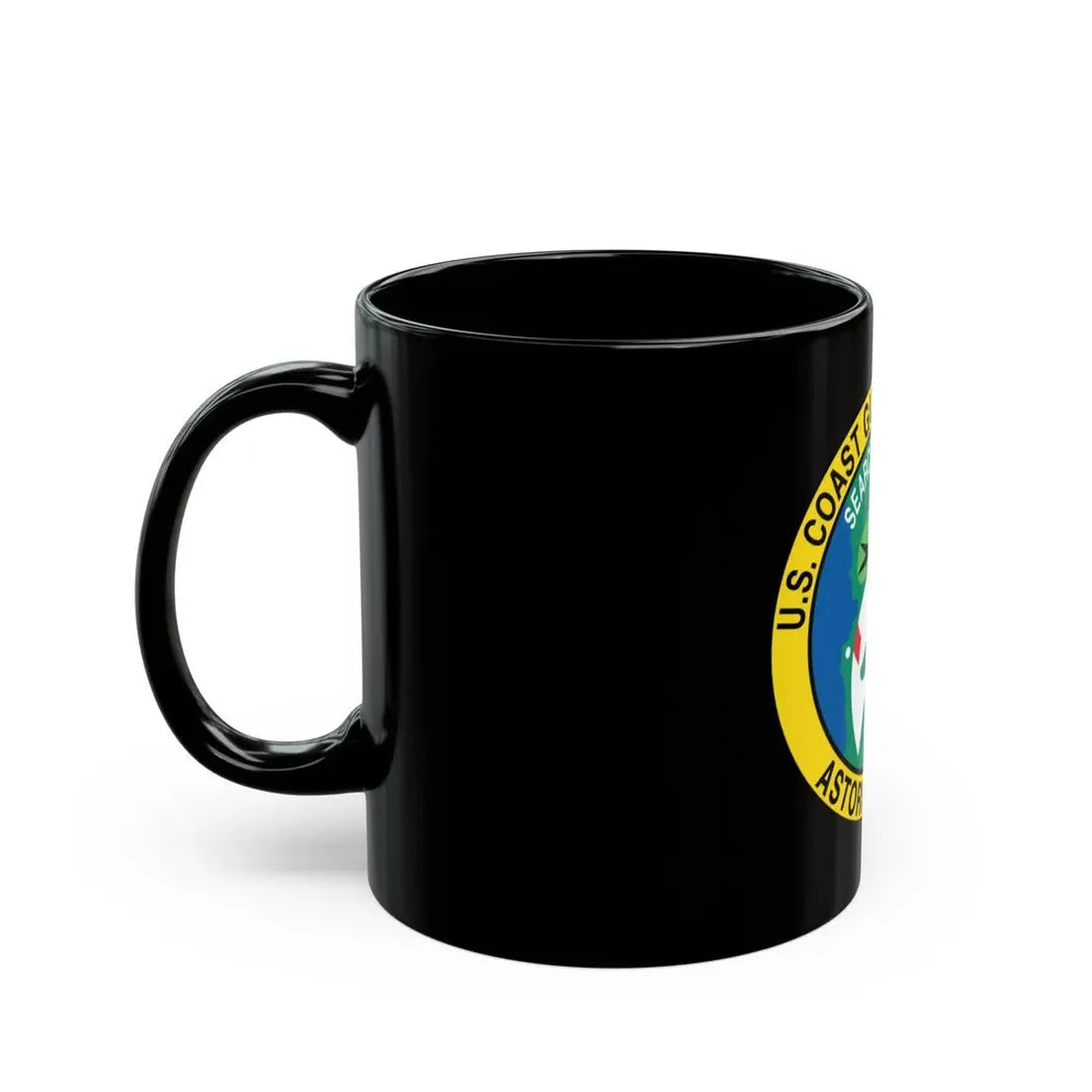 USCG Air Station Astoria (U.S. Coast Guard) Black Coffee Mug - Go Mug Yourself
