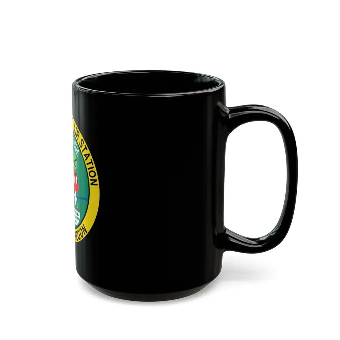 USCG Air Station Astoria (U.S. Coast Guard) Black Coffee Mug - Go Mug Yourself