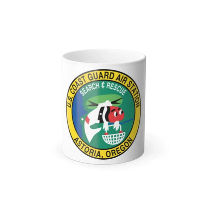 USCG Air Station Astoria (U.S. Coast Guard) Color Changing Coffee Mug 11oz - Go Mug Yourself