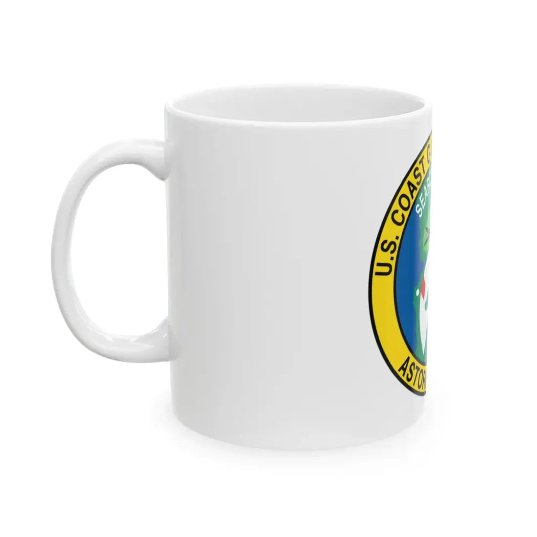 USCG Air Station Astoria (U.S. Coast Guard) White Coffee Mug - Go Mug Yourself