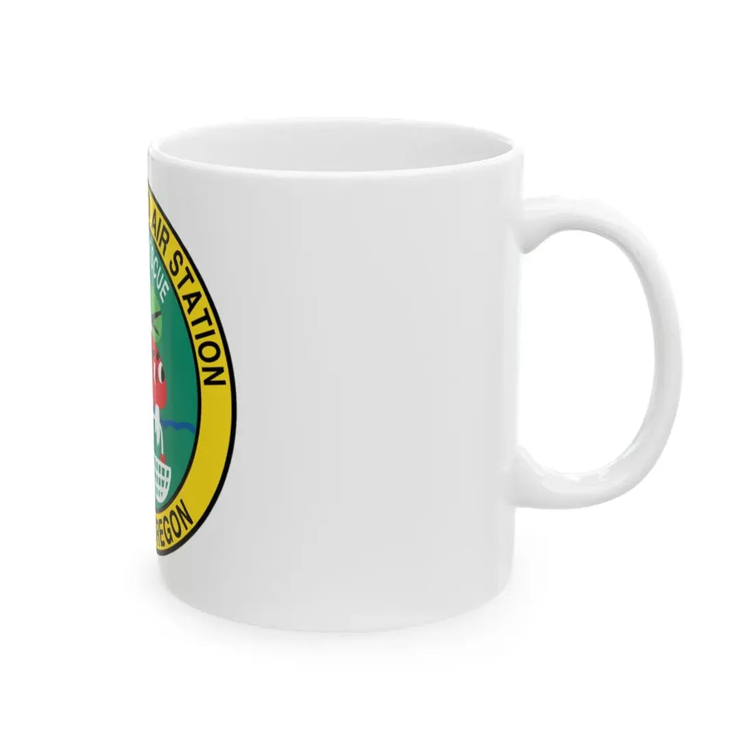 USCG Air Station Astoria (U.S. Coast Guard) White Coffee Mug - Go Mug Yourself