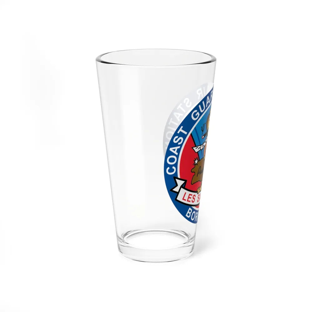 USCG Air Station Borinquen Les SAR Frog (U.S. Coast Guard) Pint Glass 16oz-Go Mug Yourself