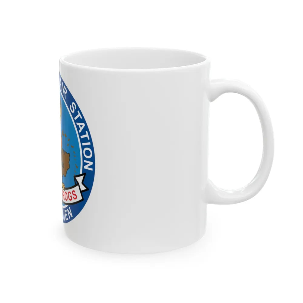 USCG Air Station Borinquen Les SAR Frog (U.S. Coast Guard) White Coffee Mug-Go Mug Yourself