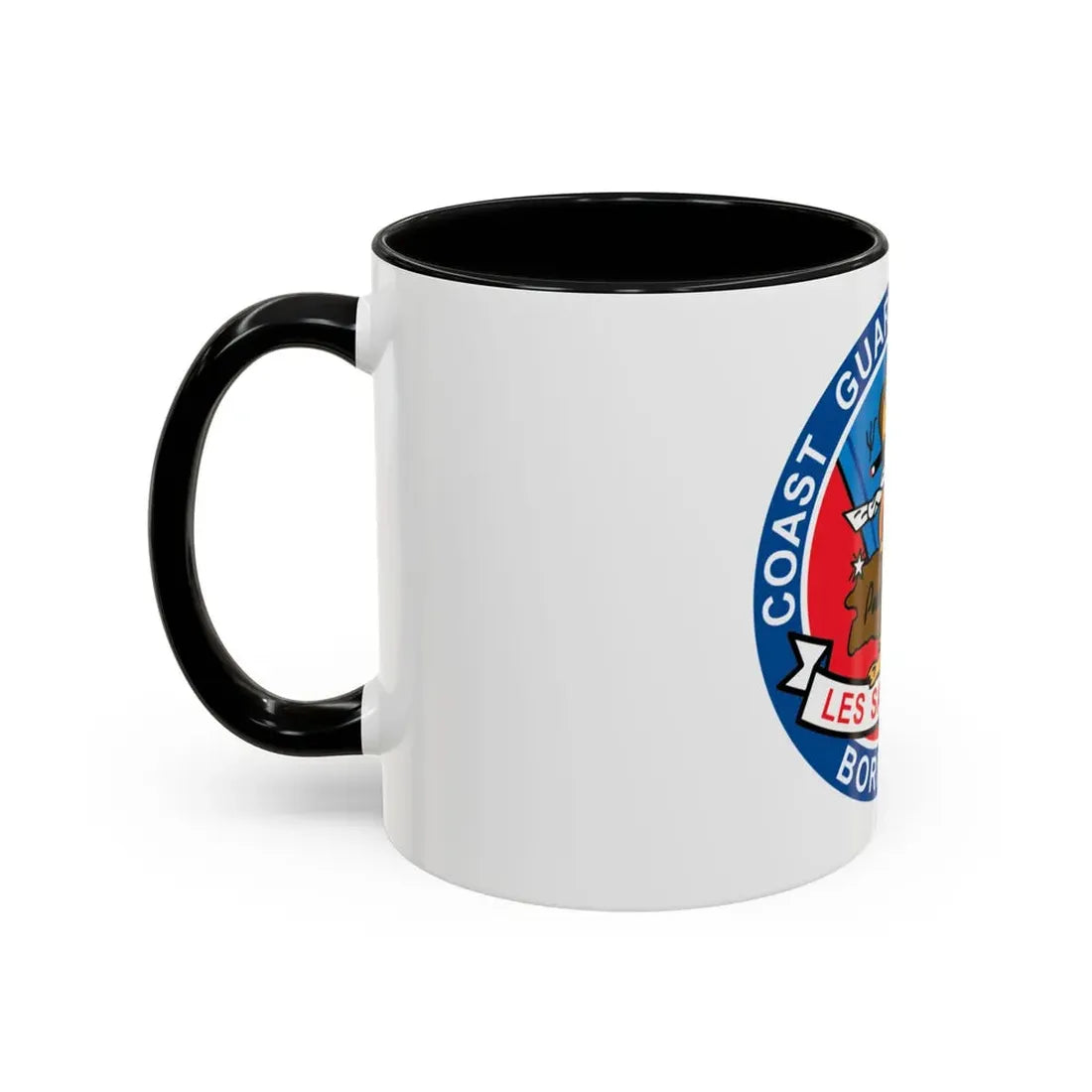 USCG Air Station Borinquen   Les SAR Frog (U.S. Coast Guard) Accent Coffee Mug - Go Mug Yourself