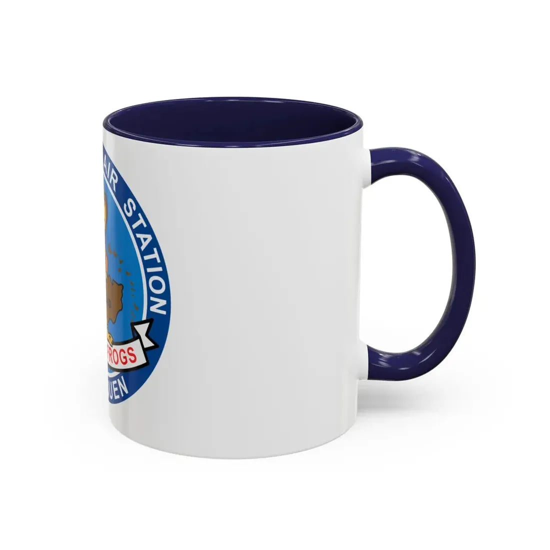 USCG Air Station Borinquen   Les SAR Frog (U.S. Coast Guard) Accent Coffee Mug - Go Mug Yourself