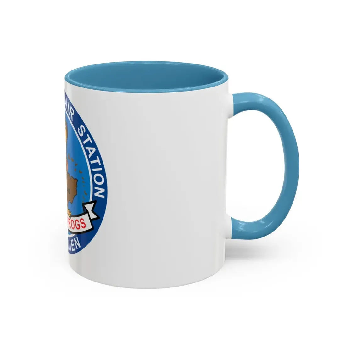 USCG Air Station Borinquen   Les SAR Frog (U.S. Coast Guard) Accent Coffee Mug - Go Mug Yourself