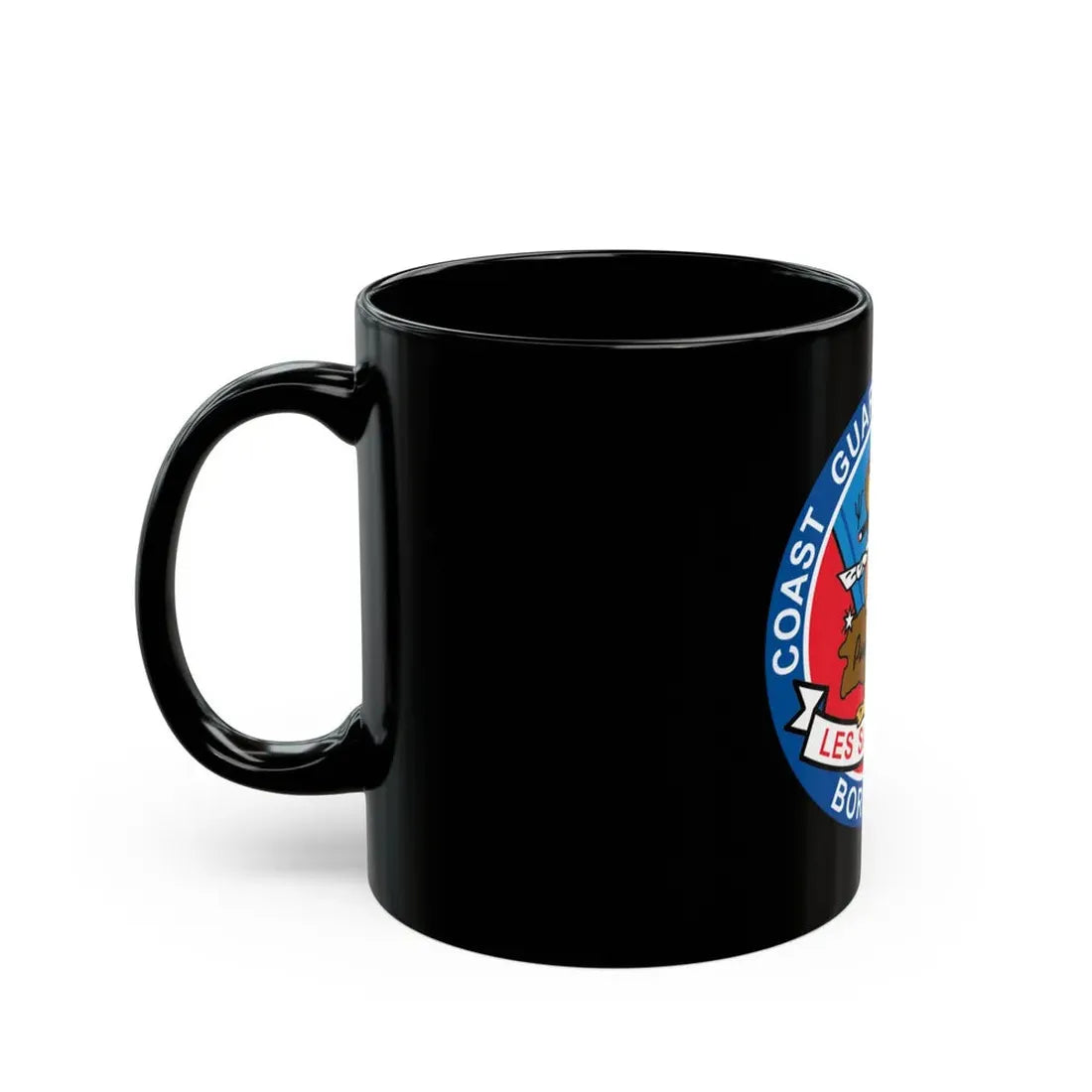 USCG Air Station Borinquen   Les SAR Frog (U.S. Coast Guard) Black Coffee Mug - Go Mug Yourself