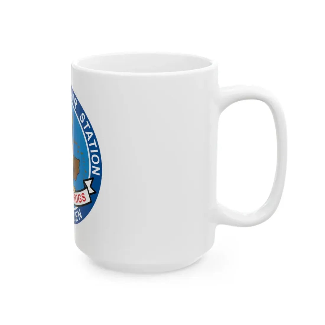 USCG Air Station Borinquen   Les SAR Frog (U.S. Coast Guard) White Coffee Mug - Go Mug Yourself