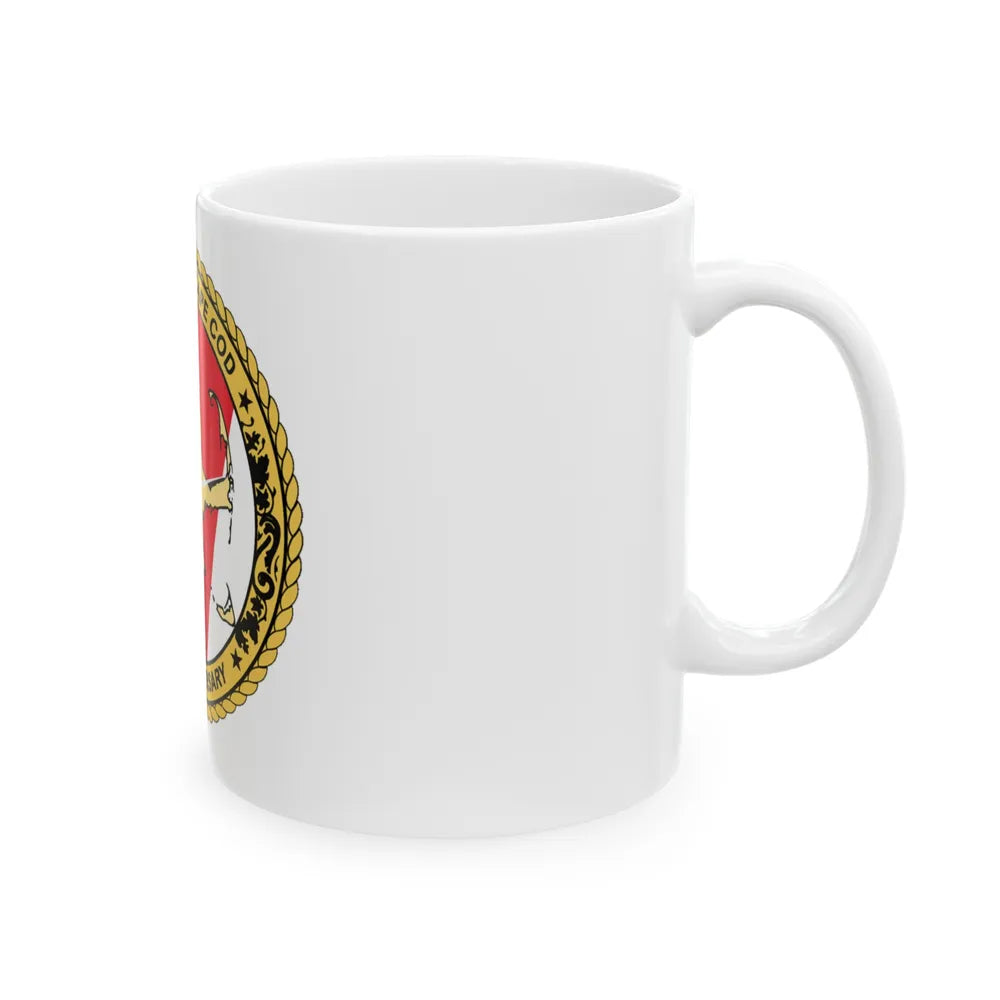 USCG Air Station CAPE COD (U.S. Coast Guard) White Coffee Mug-Go Mug Yourself