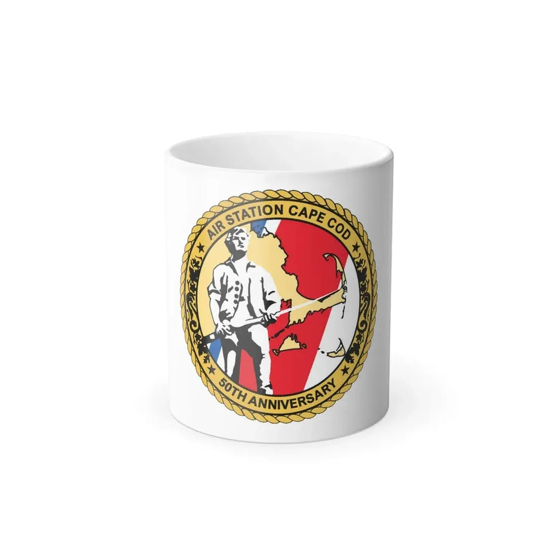 USCG Air Station CAPE COD (U.S. Coast Guard) Color Changing Coffee Mug 11oz - Go Mug Yourself