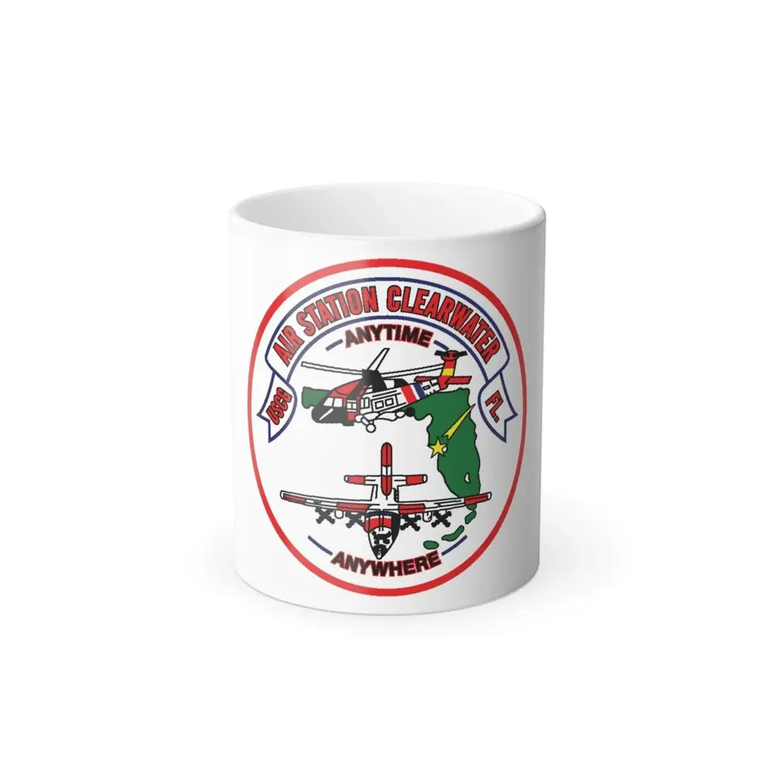 USCG Air Station Clearwater FL (U.S. Coast Guard) Color Changing Coffee Mug 11oz - Go Mug Yourself