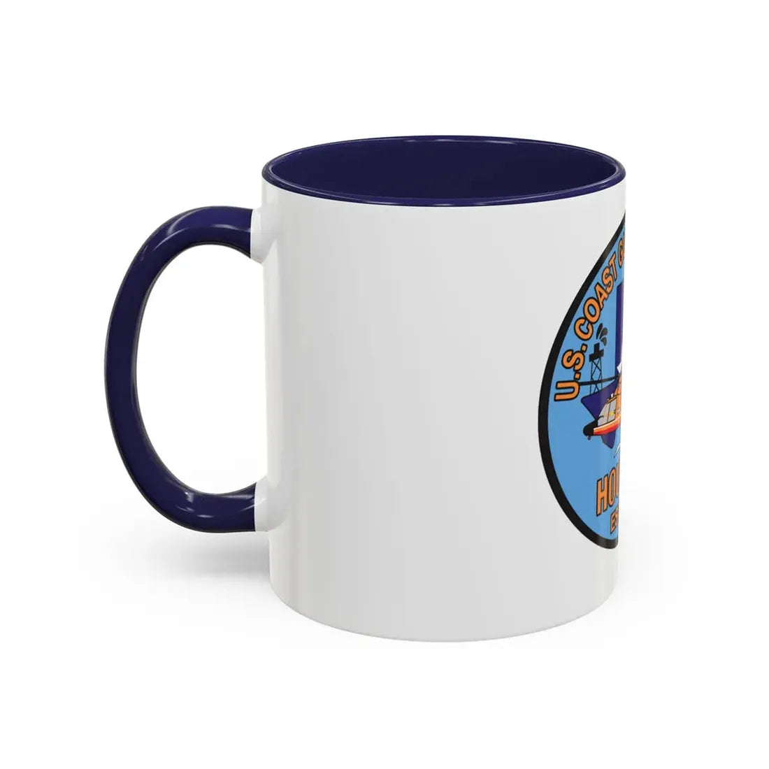 USCG Air Station Houston 2 (U.S. Coast Guard) Accent Coffee Mug - Go Mug Yourself