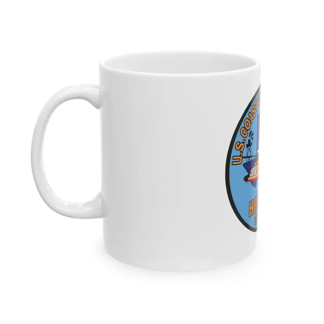 USCG Air Station Houston 2 (U.S. Coast Guard) White Coffee Mug - Go Mug Yourself