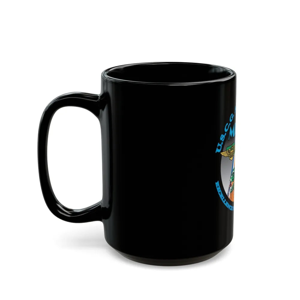 USCG Air Station Miami (U.S. Coast Guard) Black Coffee Mug-Go Mug Yourself