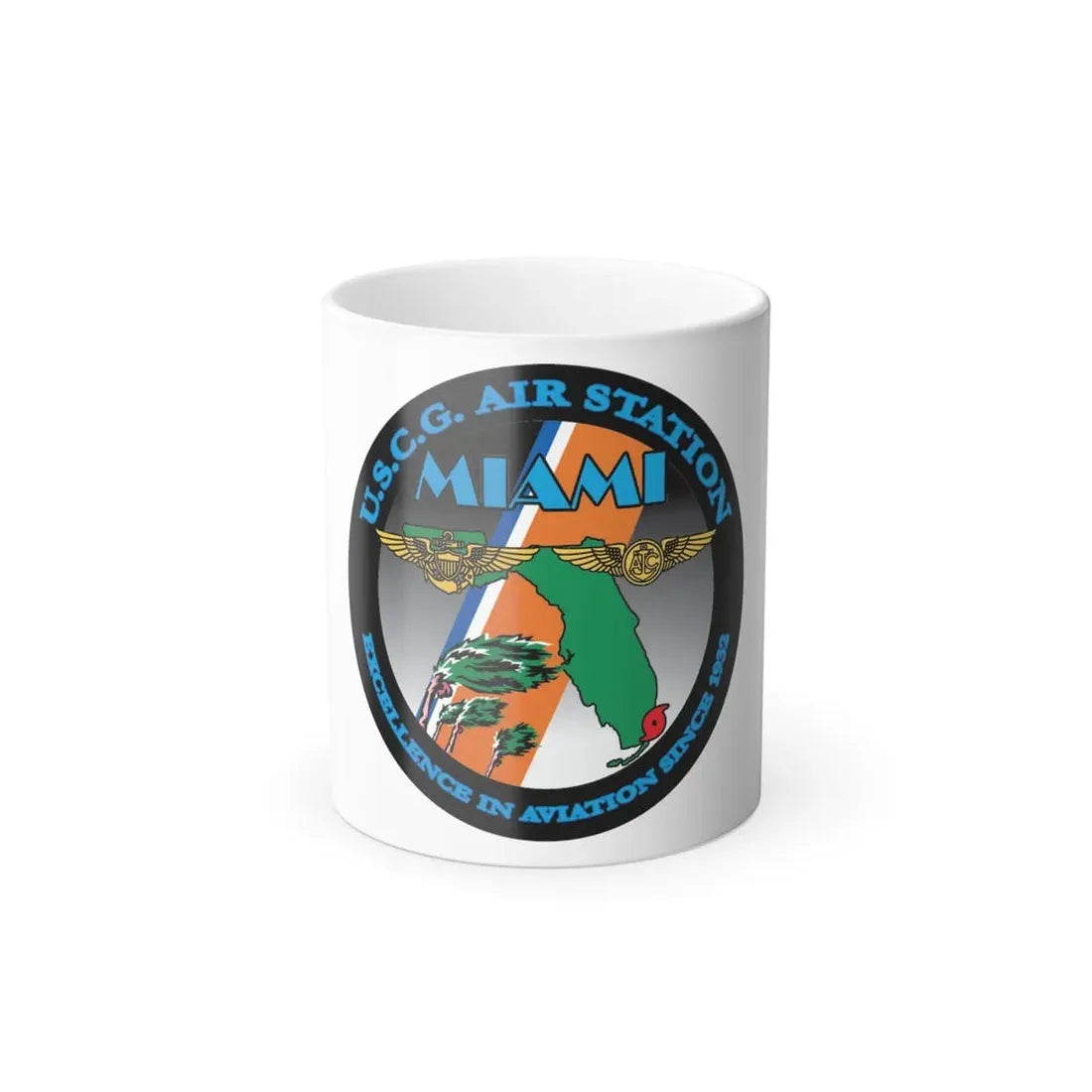 USCG Air Station Miami (U.S. Coast Guard) Color Changing Coffee Mug 11oz - Go Mug Yourself