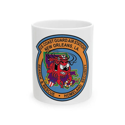 USCG Air Station New Orleans (U.S. Coast Guard) White Coffee Mug-11oz-Go Mug Yourself