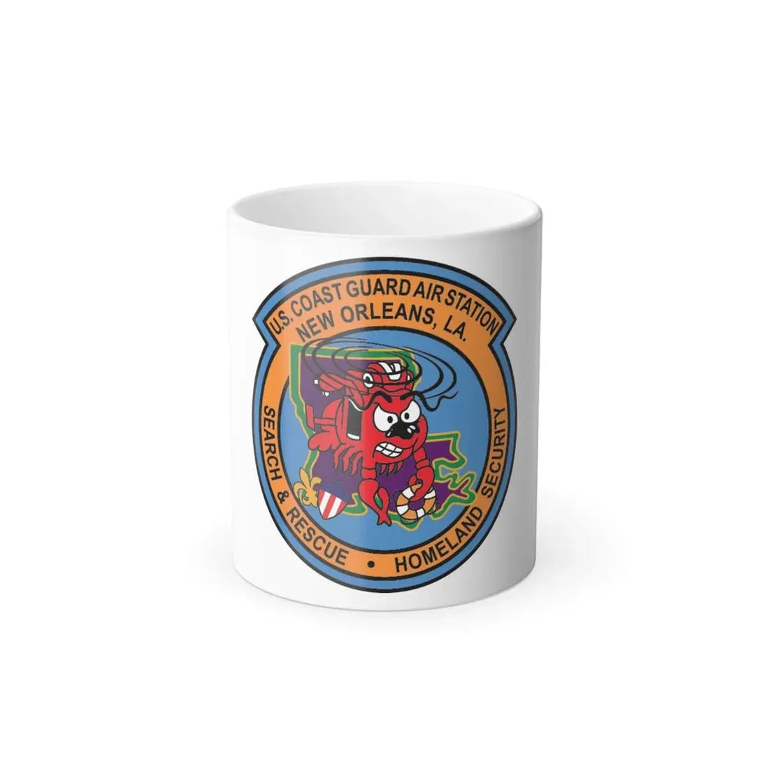 USCG Air Station New Orleans (U.S. Coast Guard) Color Changing Coffee Mug 11oz - Go Mug Yourself