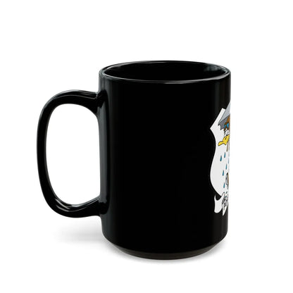 USCG Air Station Port Angeles PAAS (U.S. Coast Guard) Black Coffee Mug-Go Mug Yourself