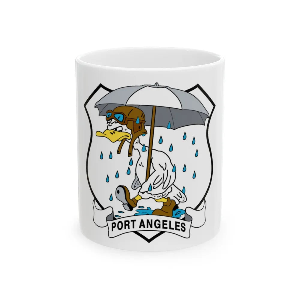 USCG Air Station Port Angeles PAAS (U.S. Coast Guard) White Coffee Mug-11oz-Go Mug Yourself