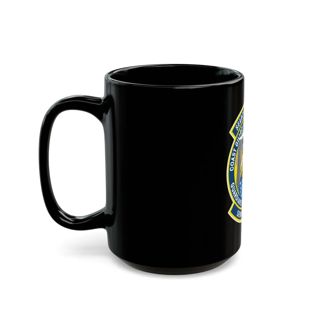 USCG Air Station San Diego Search and Resue (U.S. Coast Guard) Black Coffee Mug-Go Mug Yourself