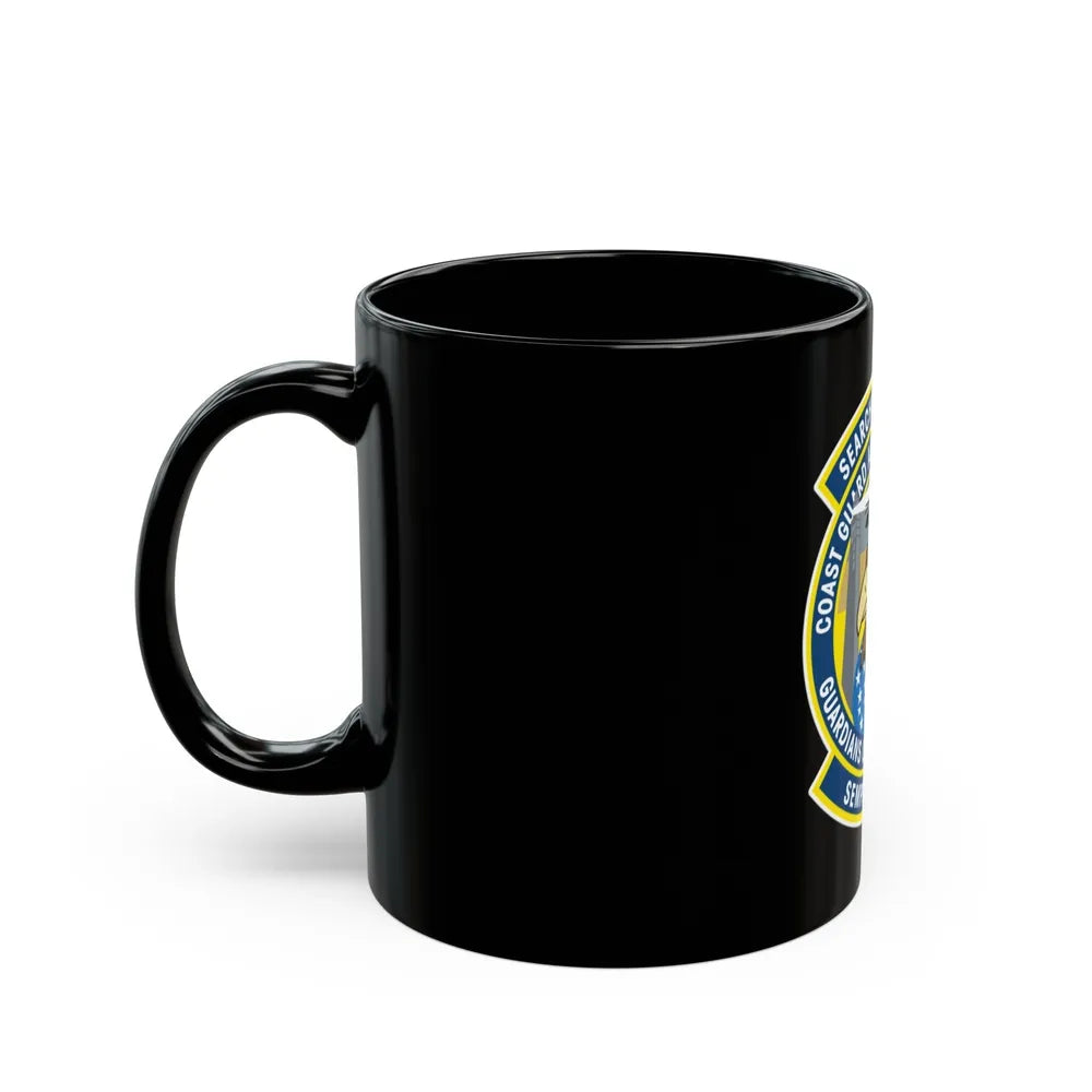 USCG Air Station San Diego Search and Resue (U.S. Coast Guard) Black Coffee Mug-Go Mug Yourself