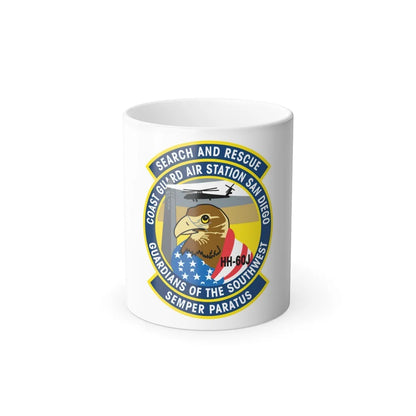 USCG Air Station San Diego Search and Resue (U.S. Coast Guard) Color Changing Mug 11oz-11oz-Go Mug Yourself