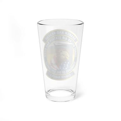 USCG Air Station San Diego Search and Resue (U.S. Coast Guard) Pint Glass 16oz-Go Mug Yourself