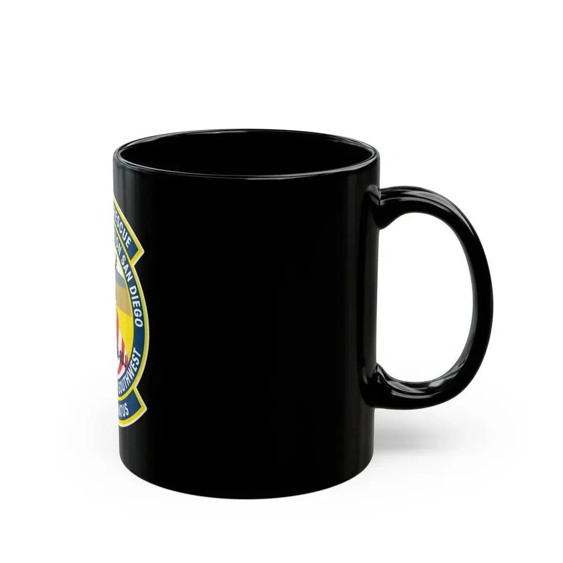 USCG Air Station San Diego Search and Resue (U.S. Coast Guard) Black Coffee Mug - Go Mug Yourself