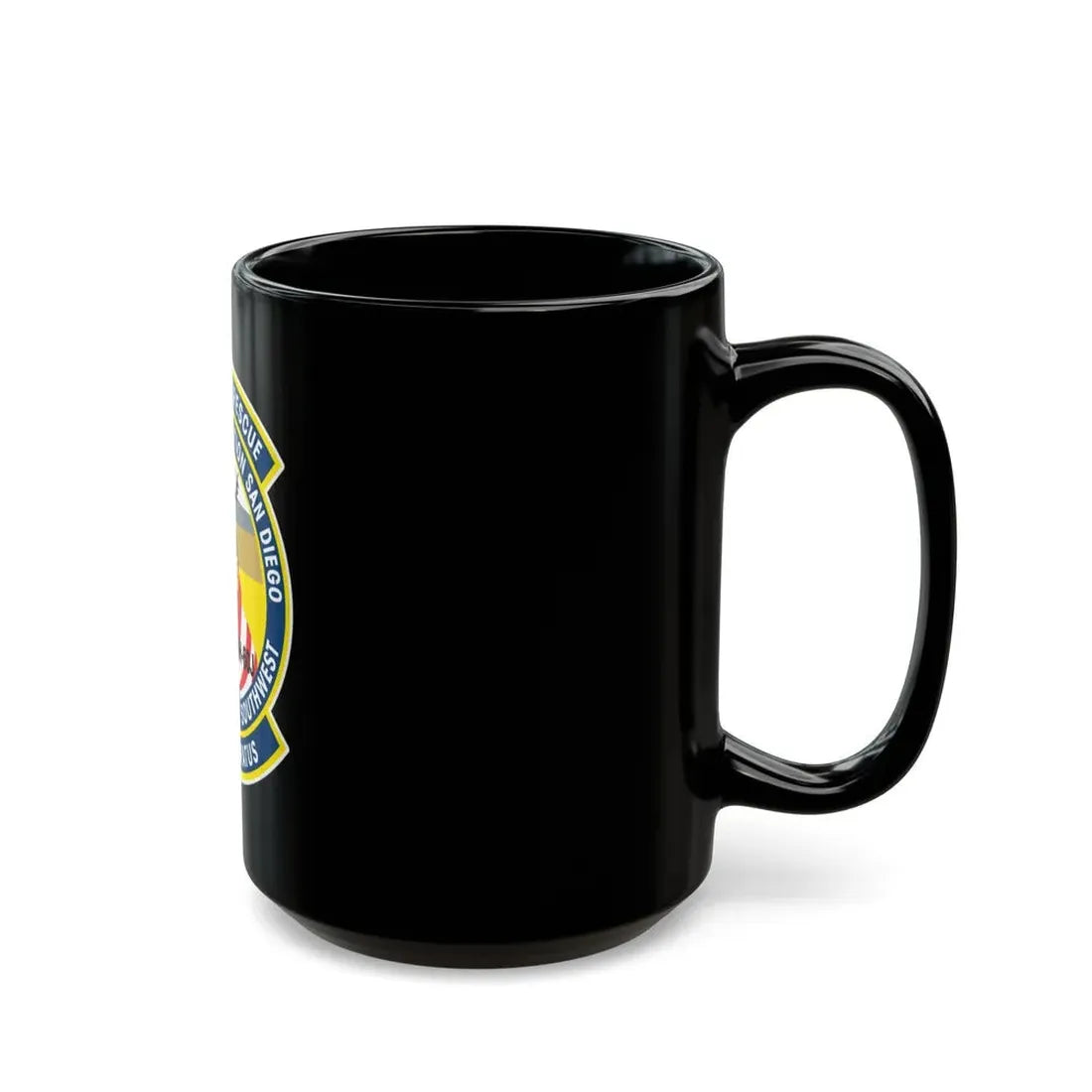 USCG Air Station San Diego Search and Resue (U.S. Coast Guard) Black Coffee Mug - Go Mug Yourself