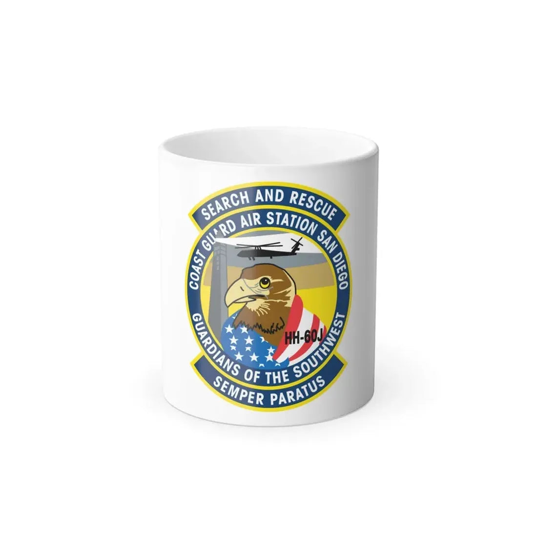 USCG Air Station San Diego Search and Resue (U.S. Coast Guard) Color Changing Coffee Mug 11oz - Go Mug Yourself