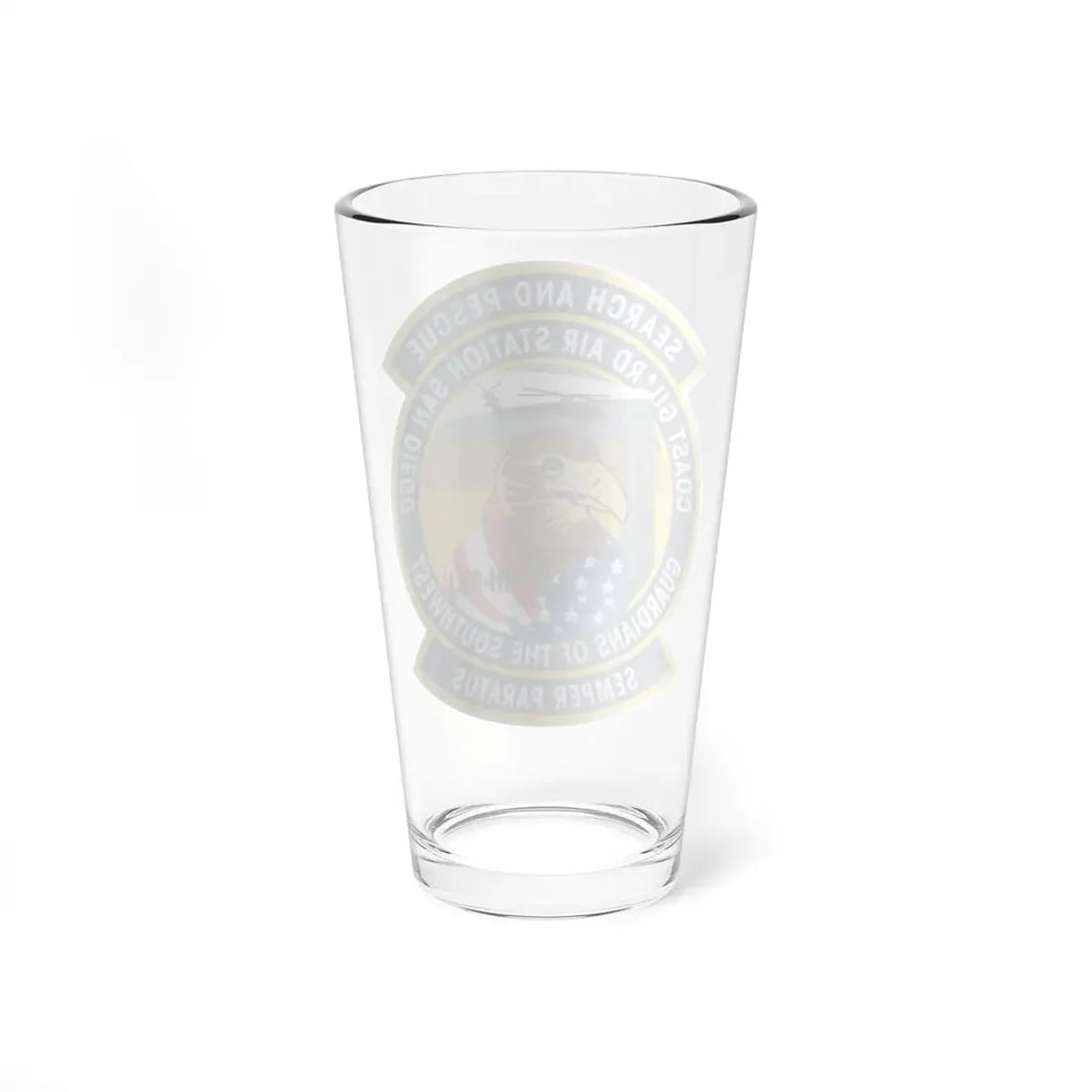 USCG Air Station San Diego Search and Resue (U.S. Coast Guard) Pint Glass 16oz - Go Mug Yourself