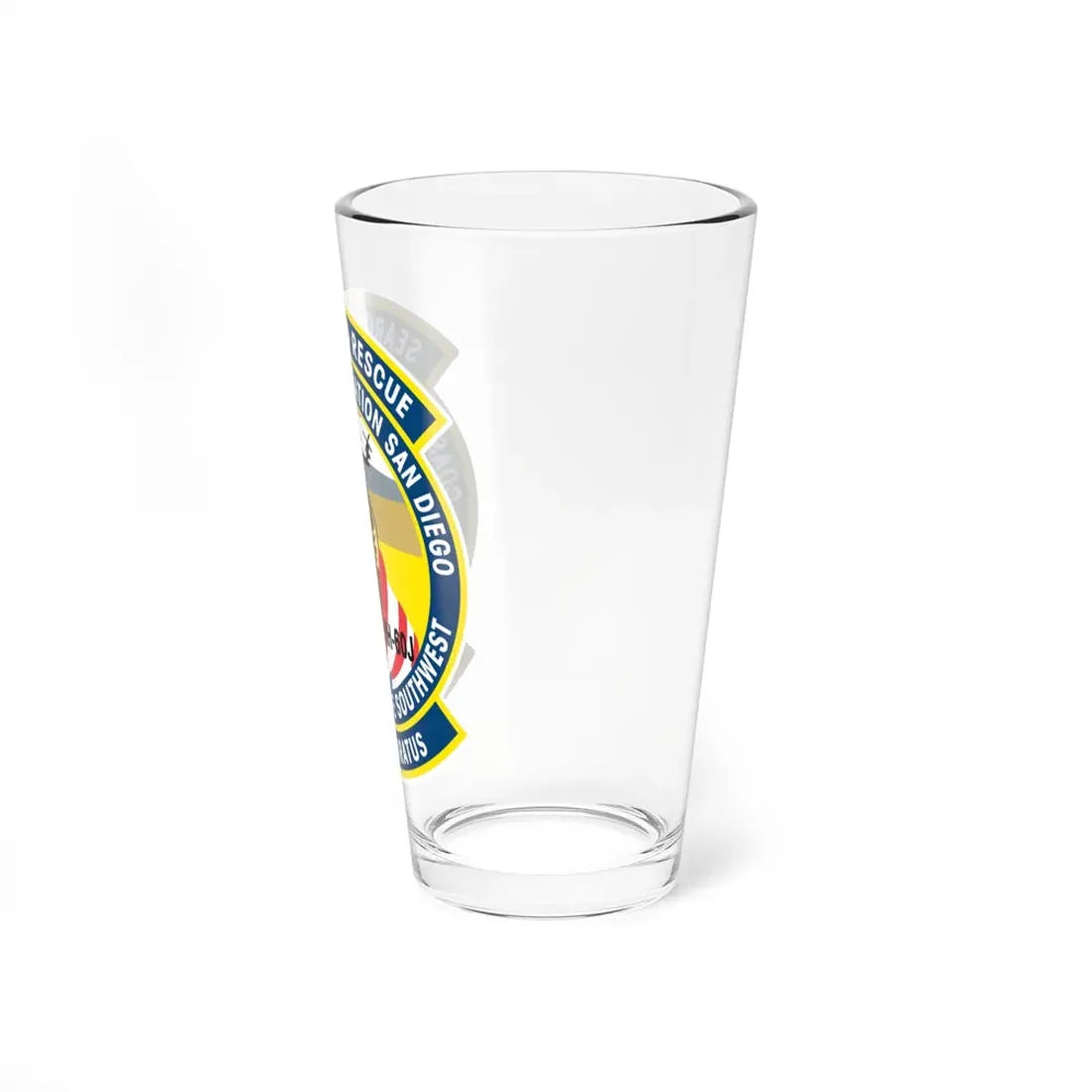 USCG Air Station San Diego Search and Resue (U.S. Coast Guard) Pint Glass 16oz - Go Mug Yourself