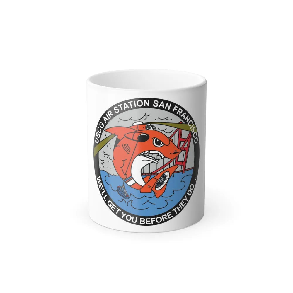 USCG Air Station San Francisco 2 (U.S. Coast Guard) Color Changing Mug 11oz-11oz-Go Mug Yourself