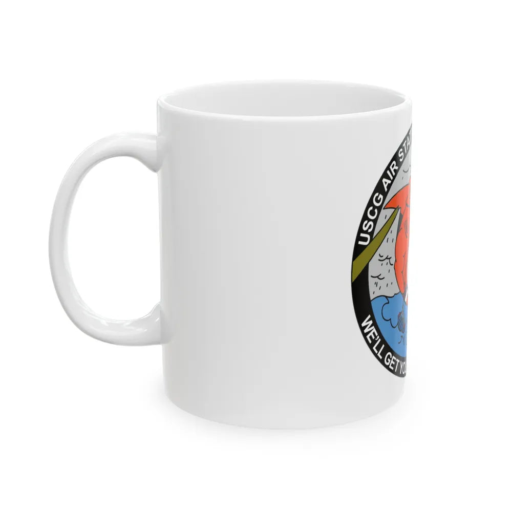 USCG Air Station San Francisco 2 (U.S. Coast Guard) White Coffee Mug-Go Mug Yourself