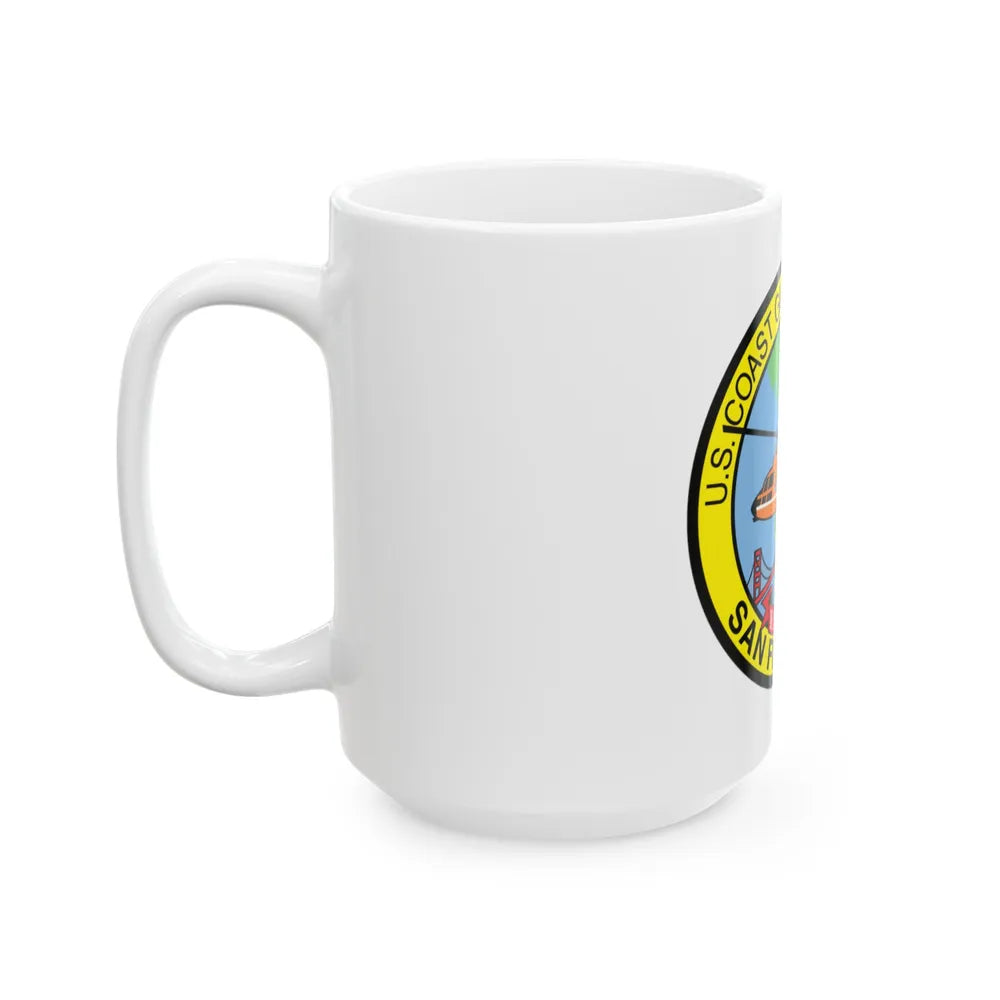 USCG Air Station San Francisco (U.S. Coast Guard) White Coffee Mug-Go Mug Yourself