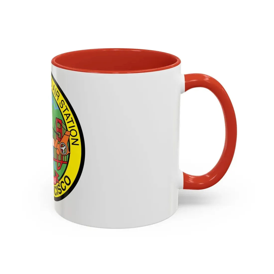 USCG Air Station San Francisco (U.S. Coast Guard) Accent Coffee Mug - Go Mug Yourself