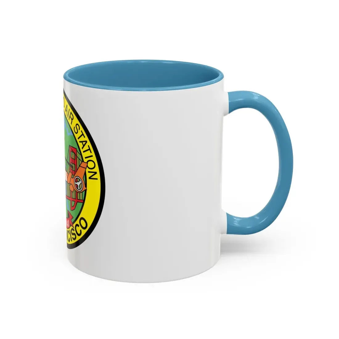 USCG Air Station San Francisco (U.S. Coast Guard) Accent Coffee Mug - Go Mug Yourself