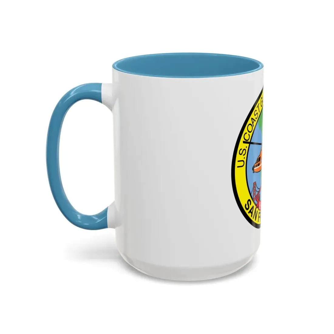 USCG Air Station San Francisco (U.S. Coast Guard) Accent Coffee Mug - Go Mug Yourself