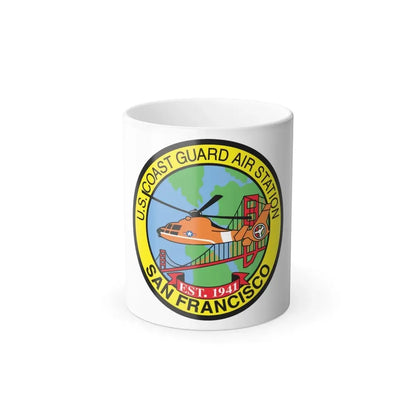 USCG Air Station San Francisco (U.S. Coast Guard) Color Changing Coffee Mug 11oz - Go Mug Yourself
