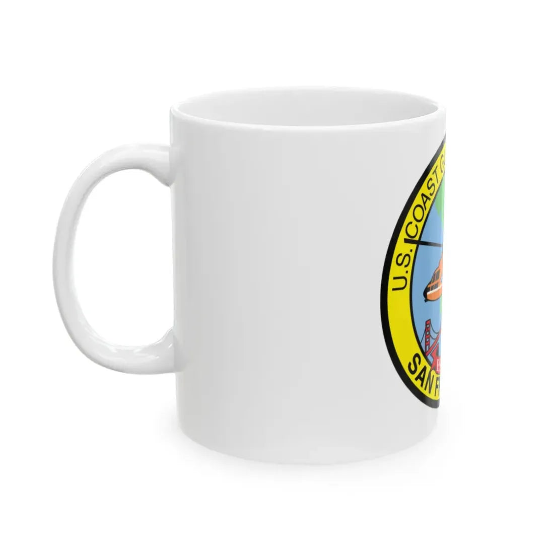USCG Air Station San Francisco (U.S. Coast Guard) White Coffee Mug - Go Mug Yourself