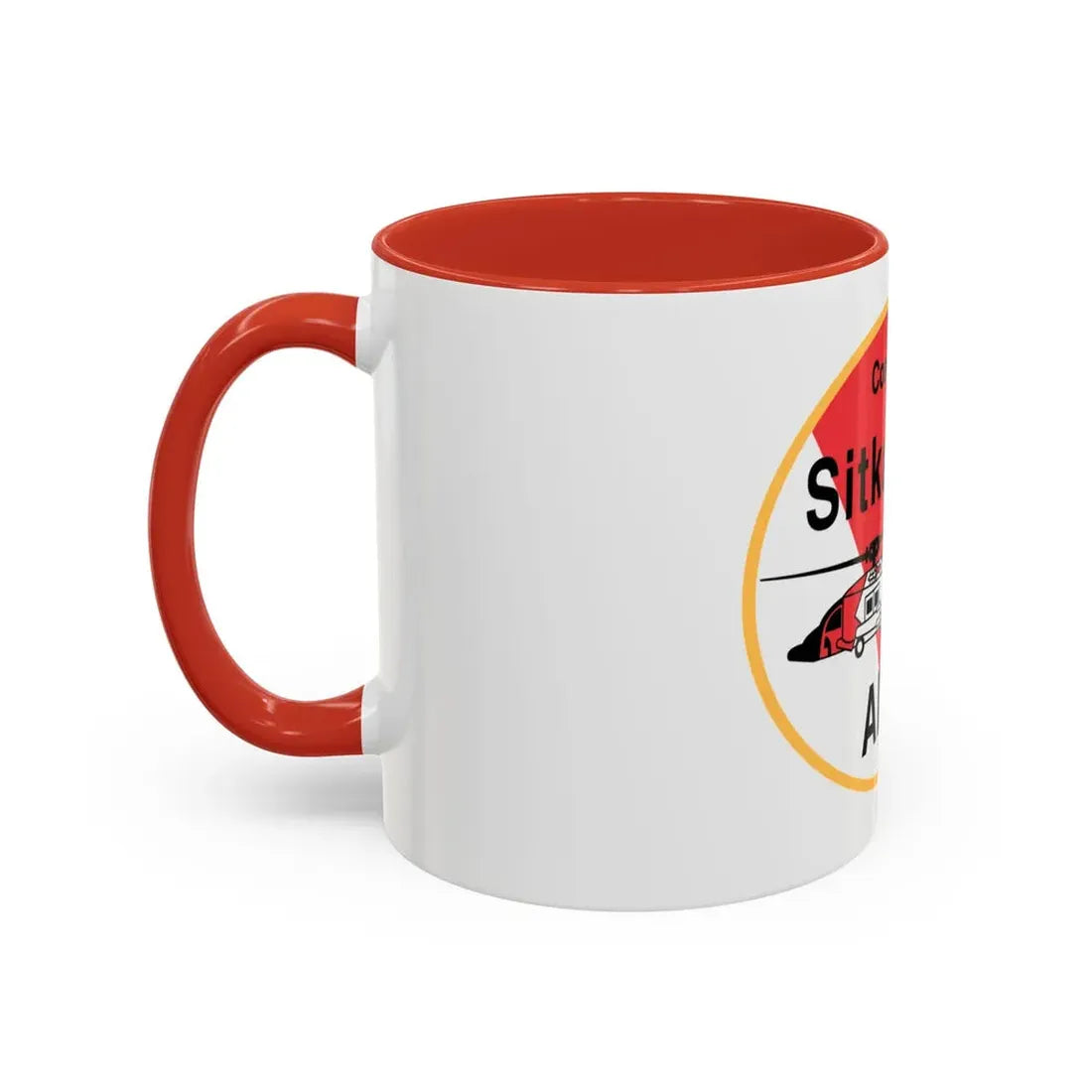 USCG Air Station Sitka (U.S. Coast Guard) Accent Coffee Mug - Go Mug Yourself